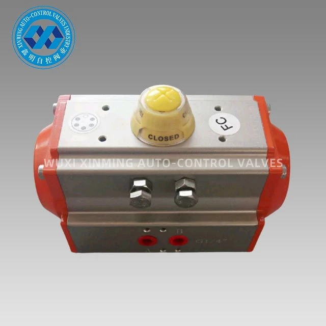AT Actuador rotatiu pneumàtic de doble efecte
