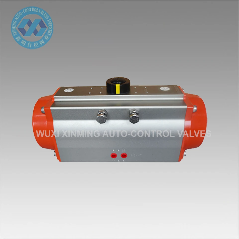 Actuador pneumàtic de vàlvula de papallona de doble interacció energètica