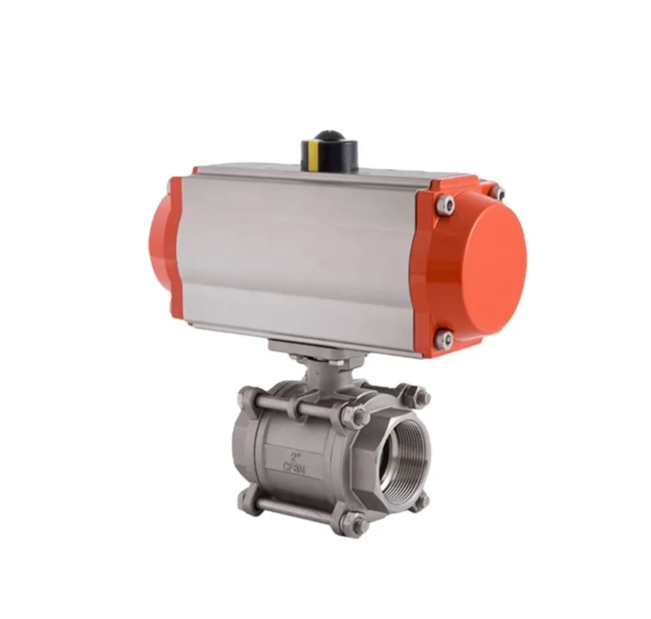 Vàlvula de bola pneumàtica de fil NPT|Certificat CE/ATEX