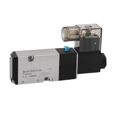 2- via 5- Port Vàlvula de solenoide pneumàtic d'alta pressió (0-10 mPa)
