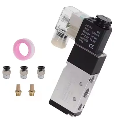 Vàlvula de solenoide pneumàtic 5 via 2- Control de posició AIR 12V 24V